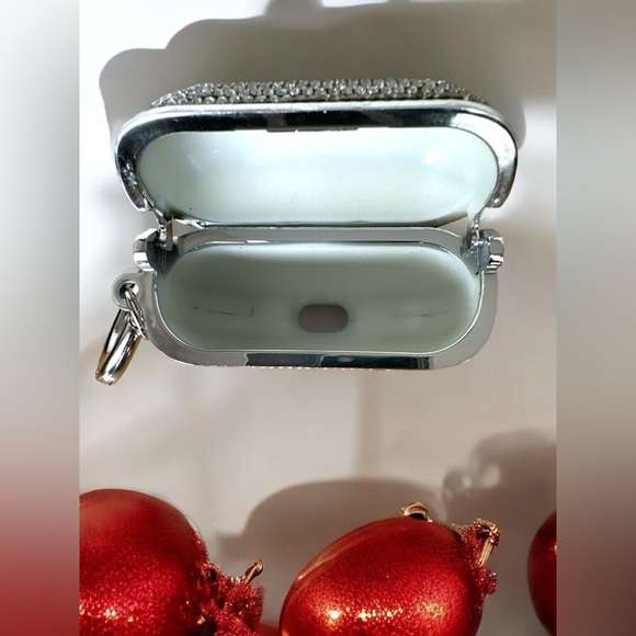 Y2K Rhinestone Decor Case Compatible With AirPods 1/2 AirPods Pro - Picture 2 of 2